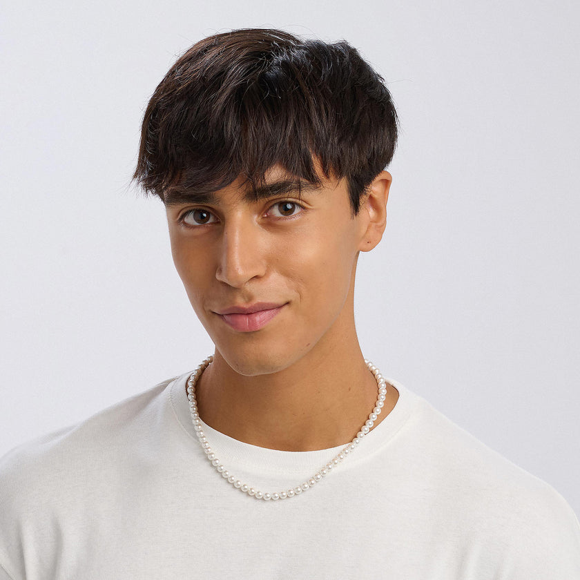 Collana di perle da uomo S'Agapò Atlas