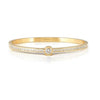 Bracciale rigido da donna Nomination Pretty Bangles Pvd Rosa e Zircone centrale