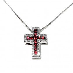 Collana Davite & Delucchi con Rubini e Diamanti