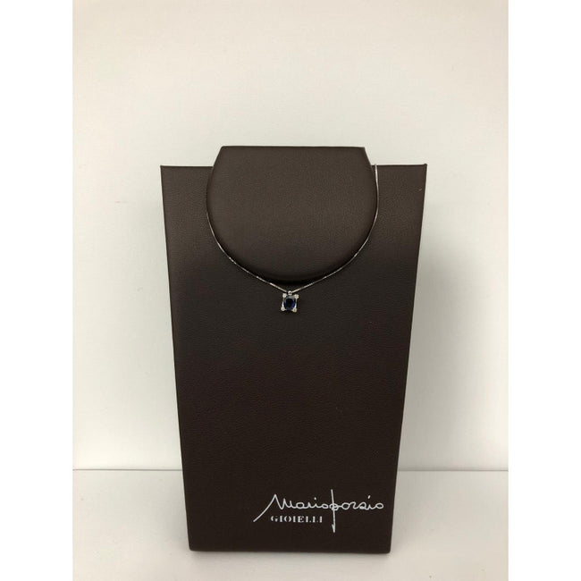 Collana Mario Porzio da Donna Oro Diamanti Zaffiro