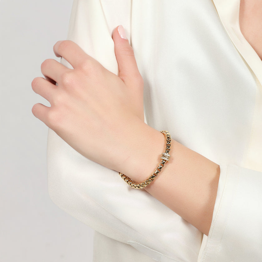 Bracelet de femme Unoaerre vénitienne dorée