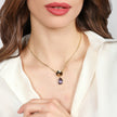Collana da donna Unoaerre Joya goccia viola