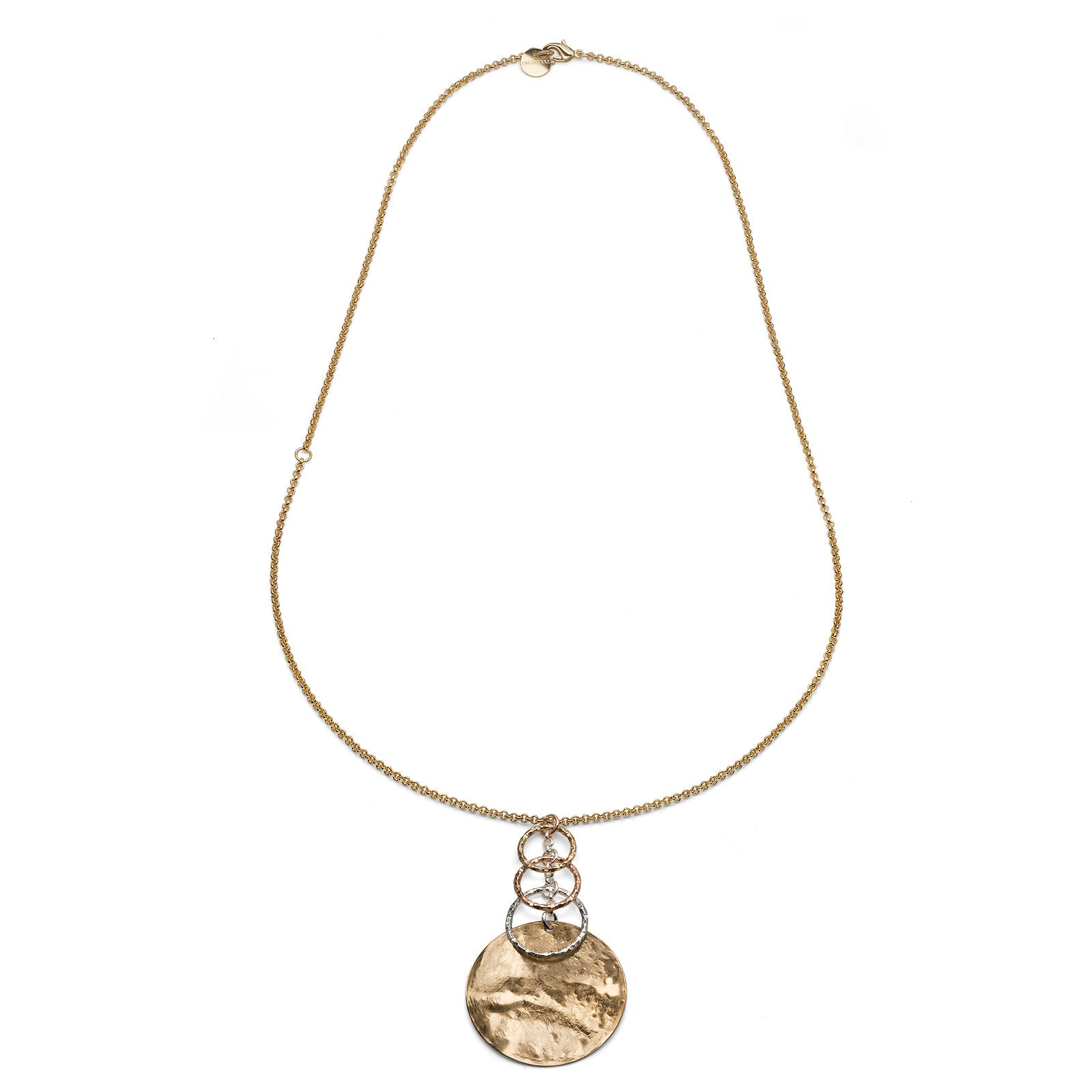 Collana pendente da donna Unoaerre tre colori