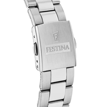 Orologio da uomo Festina bianco con cinturino in acciaio
