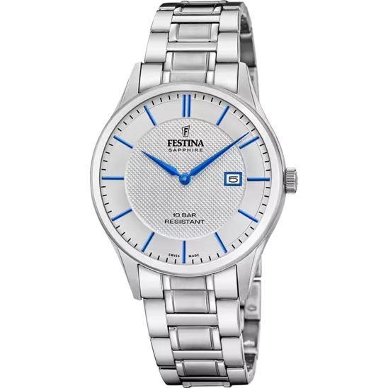 Orologio da uomo Festina Swiss Made grigio