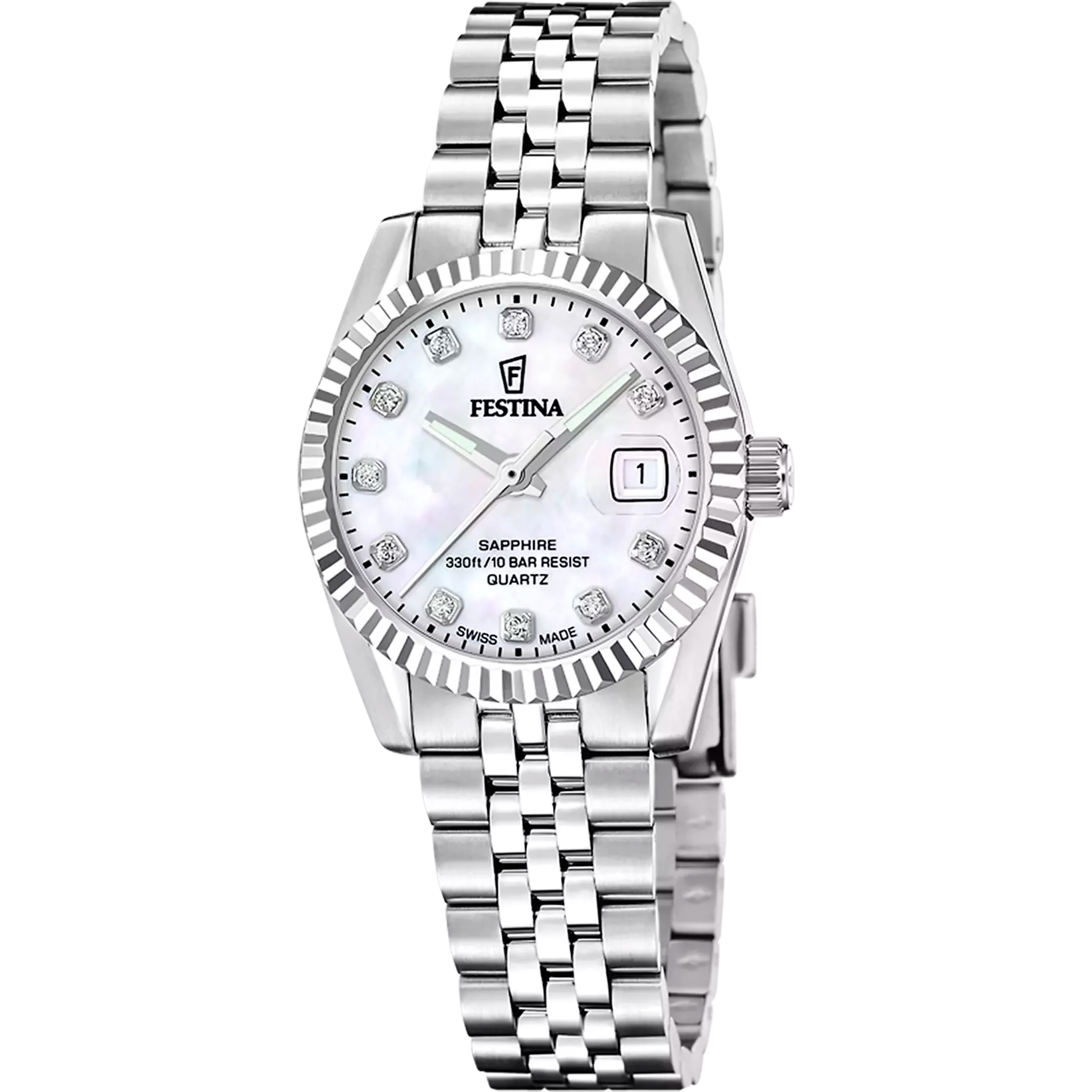 Orologio da donna Festina Swiss Made Classic Steel F20087/1