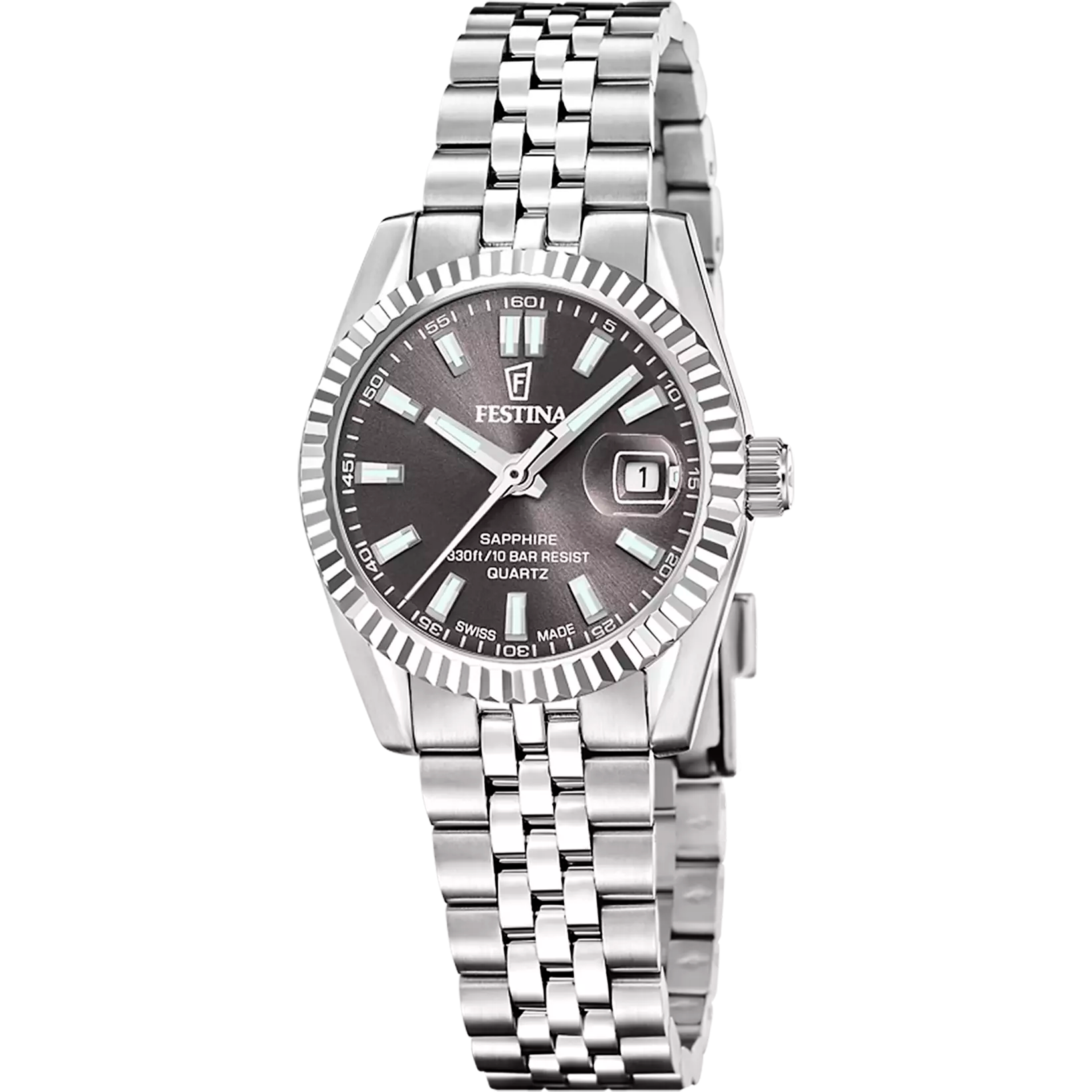 Orologio da donna Festina Swiss Made Classic Steel F20087/6