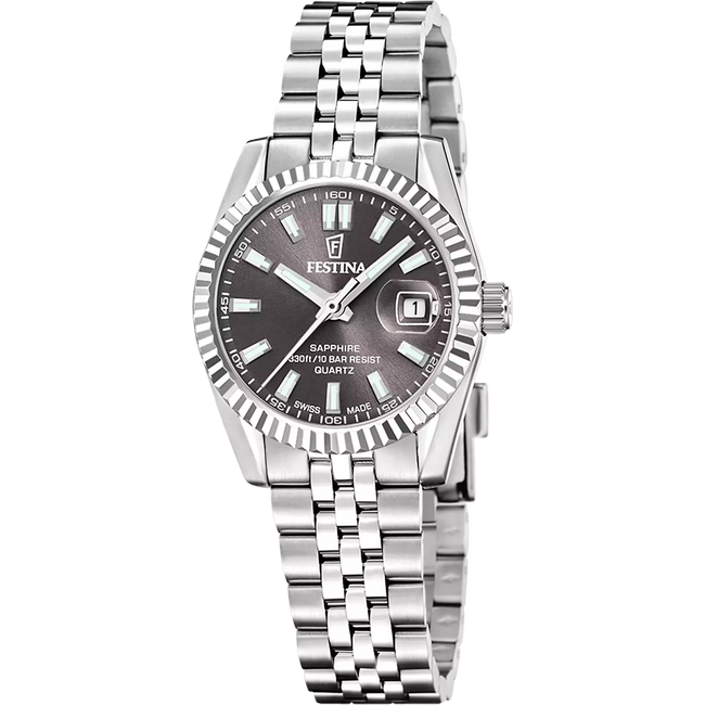 Women's watch Festina Swiss Made Classic Steel F20087/6