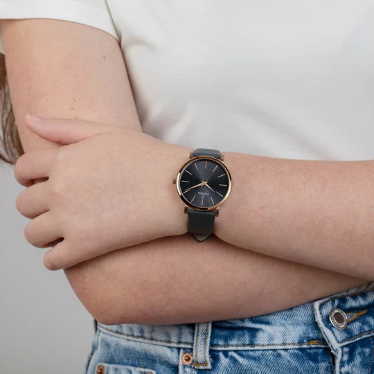 Orologio da donna Festina Boyfriend grigio con cinturino in pelle