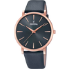 Orologio da donna Festina Boyfriend grigio con cinturino in pelle