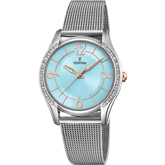 Orologio da donna Festina blu con cinturino in acciaio