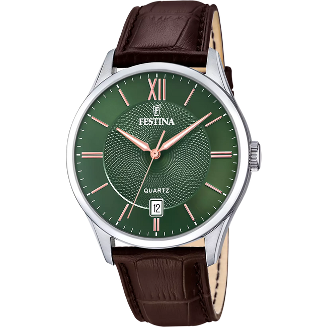 Men's watch Festina Classic F20426/8 green