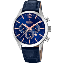 Orologio da uomo Festina Timeless Chronograph blu F20542/4