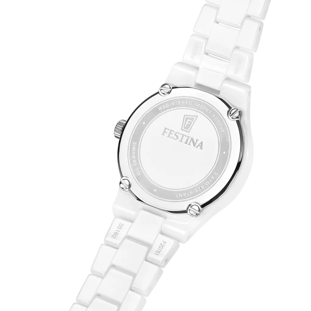 Festina Ceramic Watch F20751/1 White