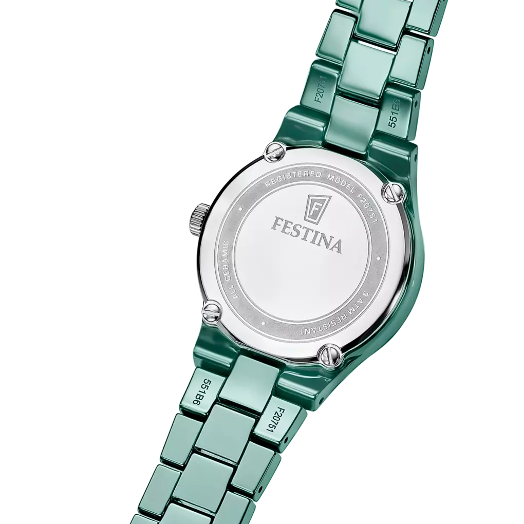 Orologio da donna Festina Ceramic F20751/3 verde