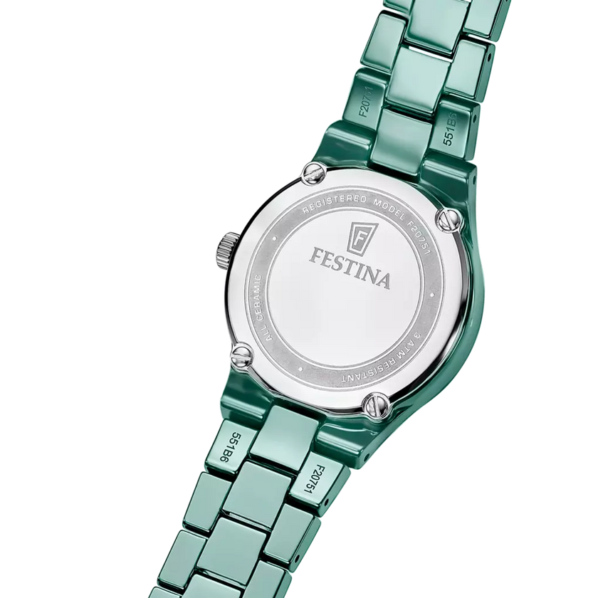 Orologio da donna Festina Ceramic F20751/3 verde