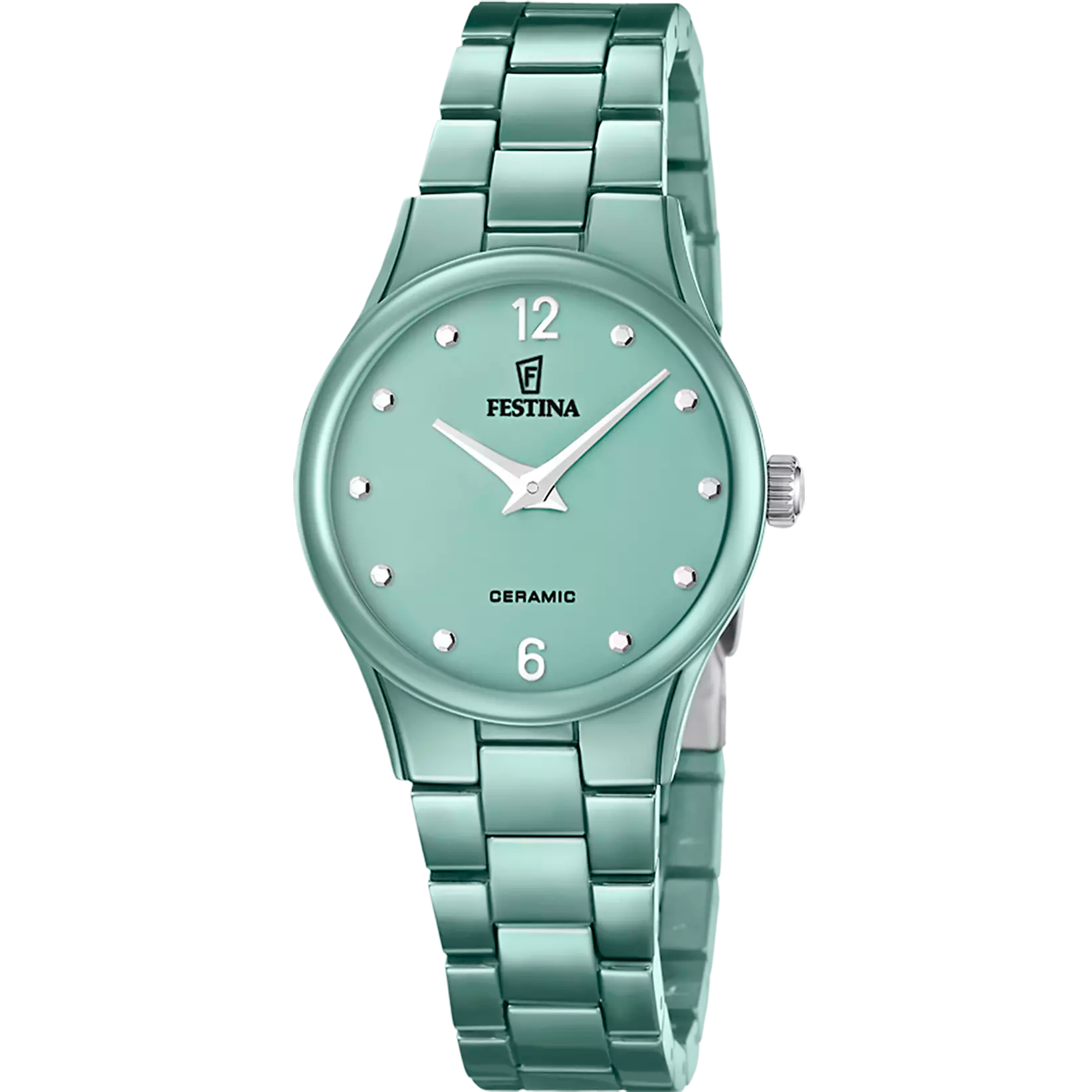Orologio da donna Festina Ceramic F20751/3 verde