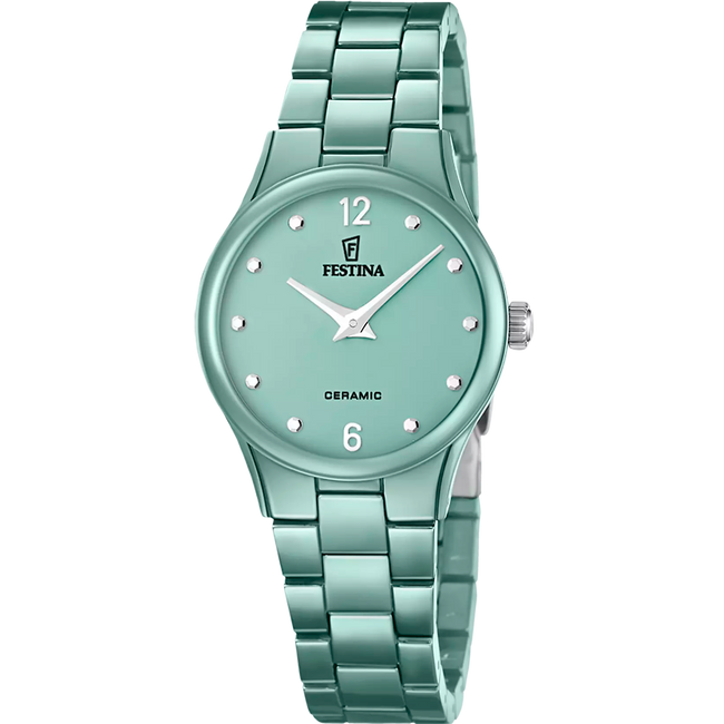 Women's watch Festina Ceramic F20751/3 green