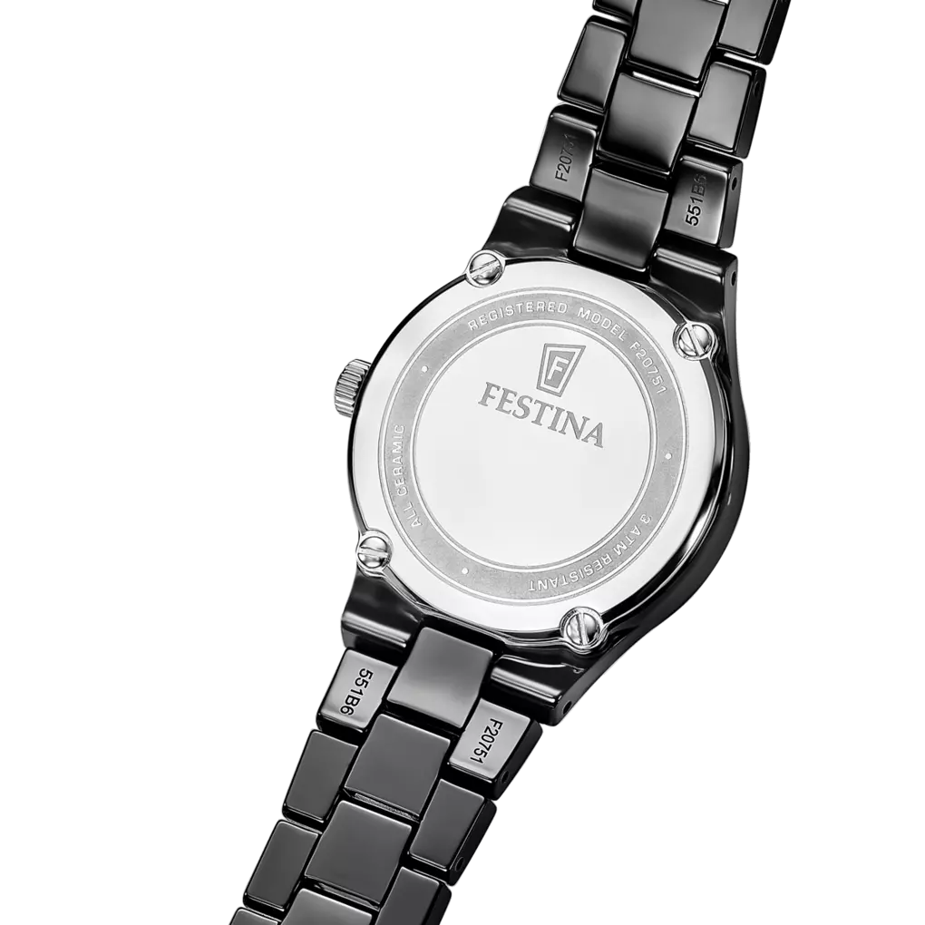 Orologio da donna Festina Ceramic F20751/7 nero