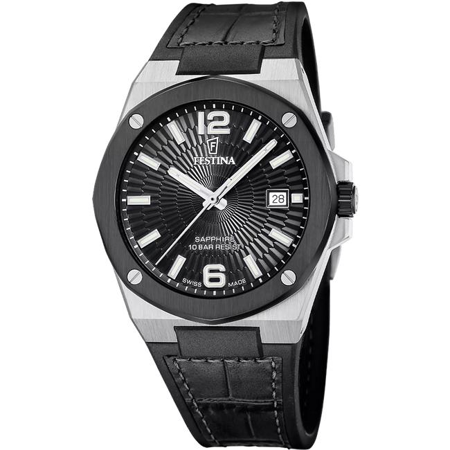 Men's watch Festina Swiss Made Vallée F22001/4 black