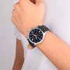 Orologio da uomo Festina Timeless Chronograph nero con cinturino in pelle