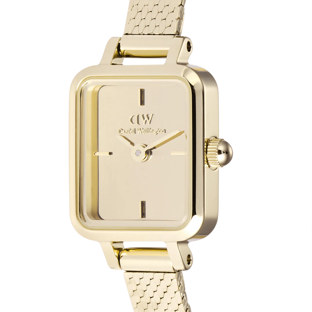 Orologio da donna Daniel Wellington Quadro Mini Reflection Gold DW00100801