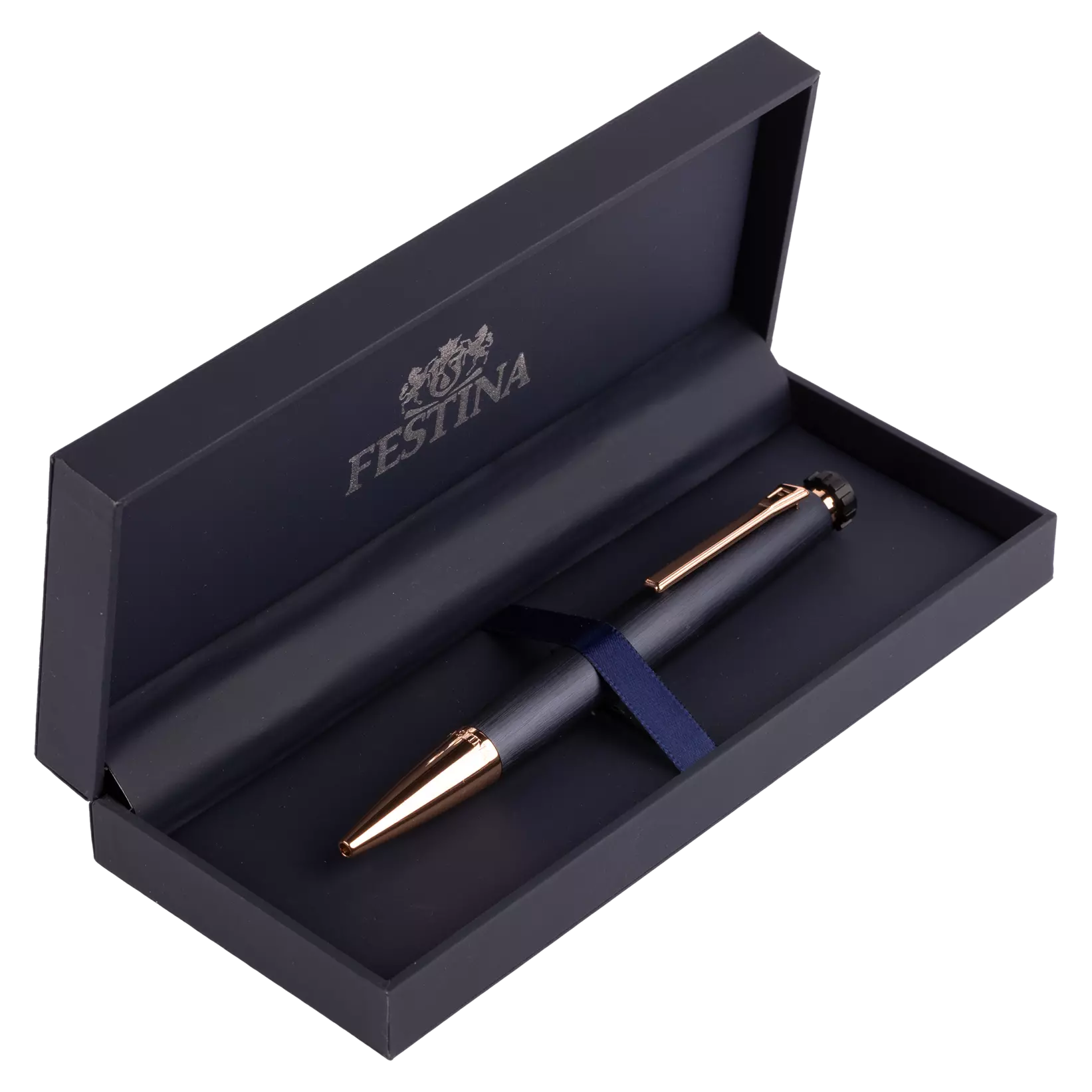 FESTINA PEN CHROME ROSE GOLD AND BLUE FWS4103/N CHRONO BIKE