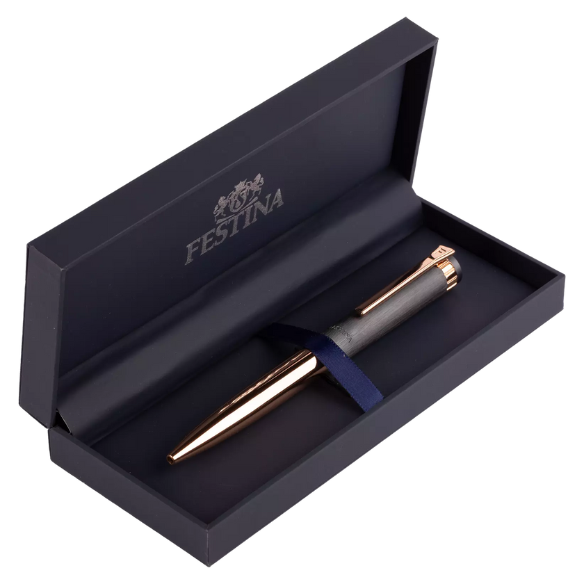 PENNA FESTINA GRIGIA E ORO ROSA FWS4107/D PRESTIGE