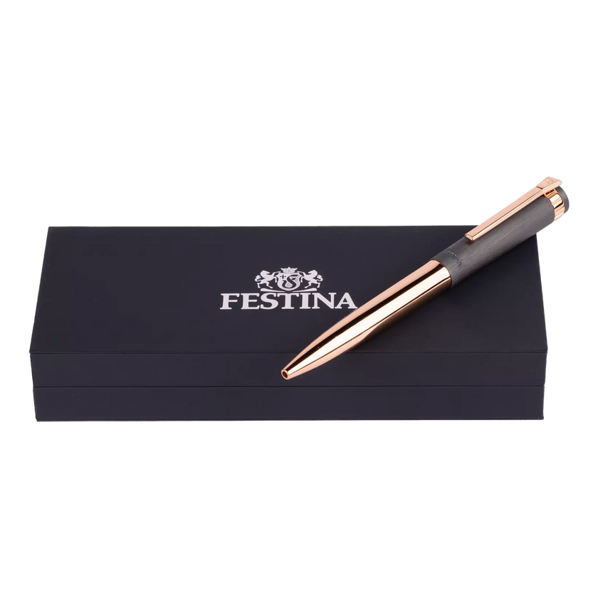 PENNA FESTINA GRIGIA E ORO ROSA FWS4107/D PRESTIGE