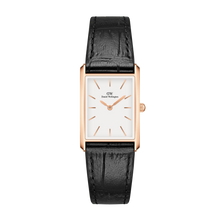 Orologio Daniel Wellington Bound Black Crocodile Rose Gold