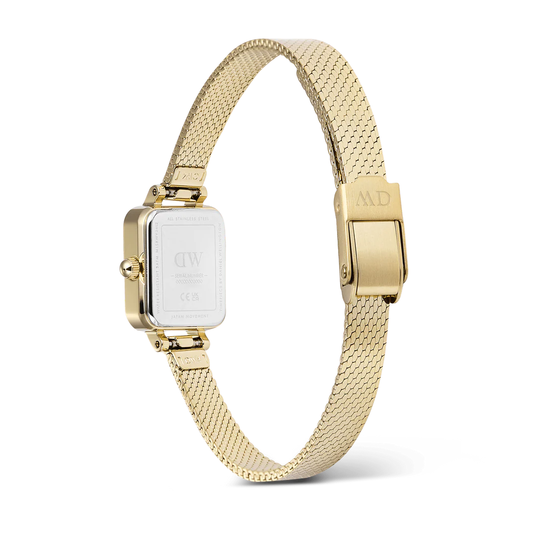 Orologio da donna Daniel Wellington Quadro Mini Reflection Gold DW00100801