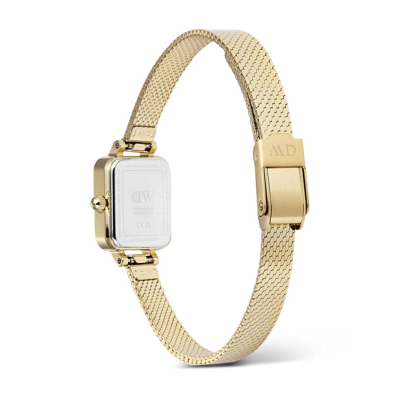 Orologio da donna Daniel Wellington Quadro Mini Reflection Gold DW00100801