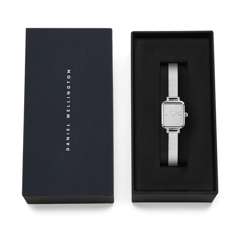 Orologio Daniel Wellington da donna Quadro Mini Reflection Silver DW00100800