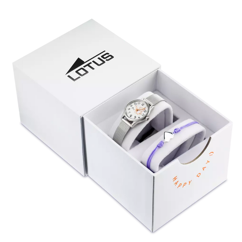 Girls' Watch Lotus 18571/F silver stainless steel strap