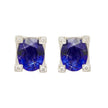 Orecchini Donna Oro 18kt Diamanti Zaffiri Mario Porzio