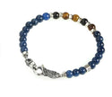 Bracciale da uomo Gerba Mosch sodalite e occhio di tigre MOSCH03