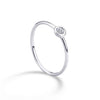 Anello Mikiko da donna in oro 18 carati e diamante