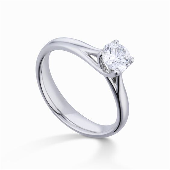 Anello World Diamond Group da Donna in oro bianco 18Kr con Diamante tagliato