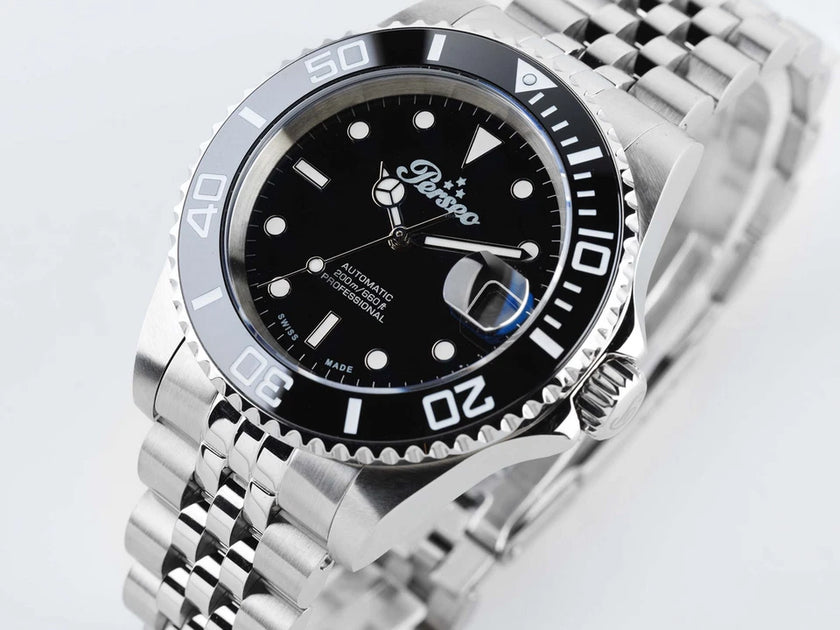 Orologio da uomo Perseo Subaquatic Quadrante Nero Jubilee