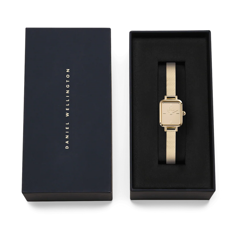 Orologio da donna Daniel Wellington Quadro Mini Reflection Gold DW00100801