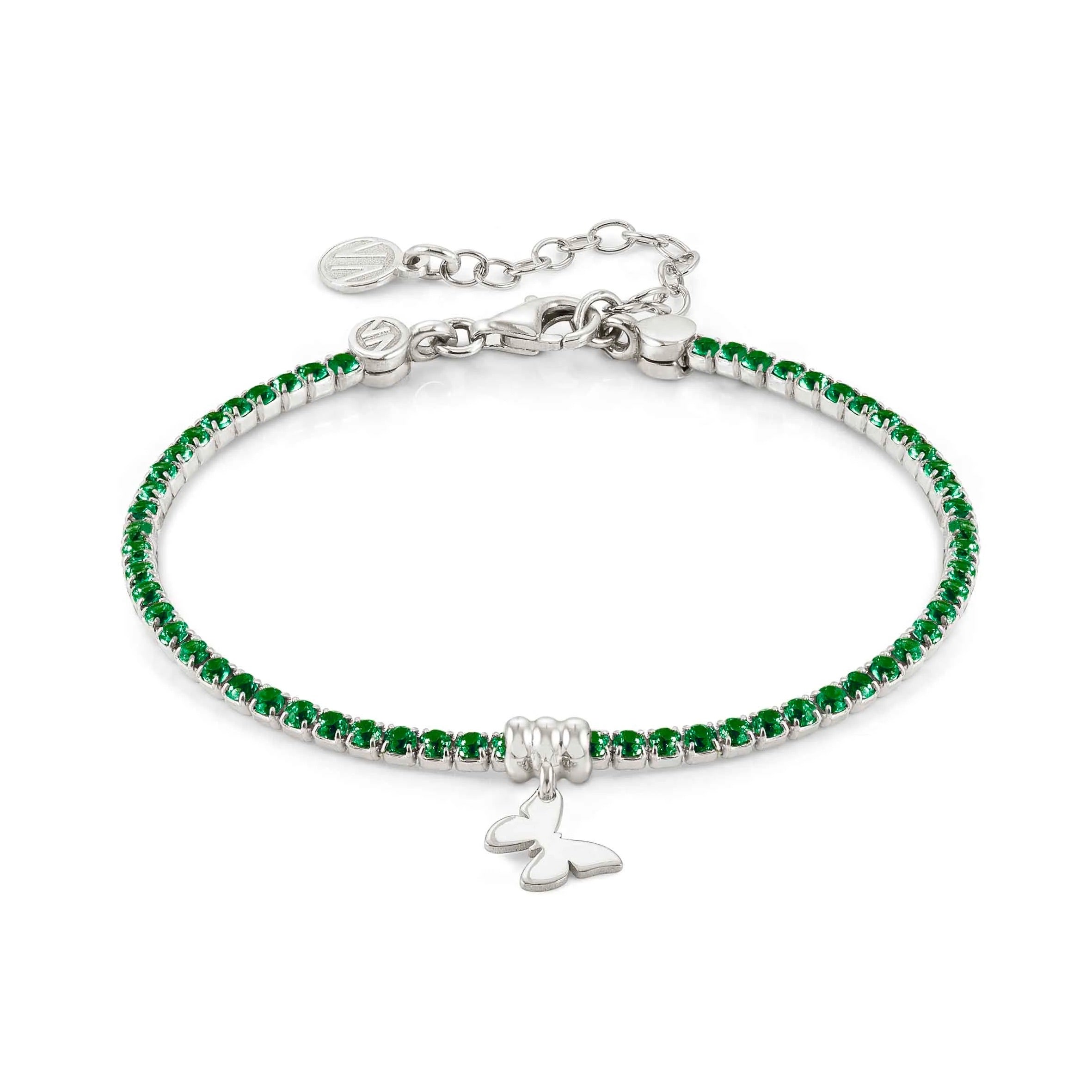 Bracciale Chic&Charm Farfalla e Zirconi Verdi