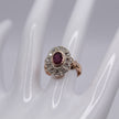 Anello Vintage Rubino