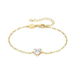 Bracciale Sweetrock Argento Cuore Bianco